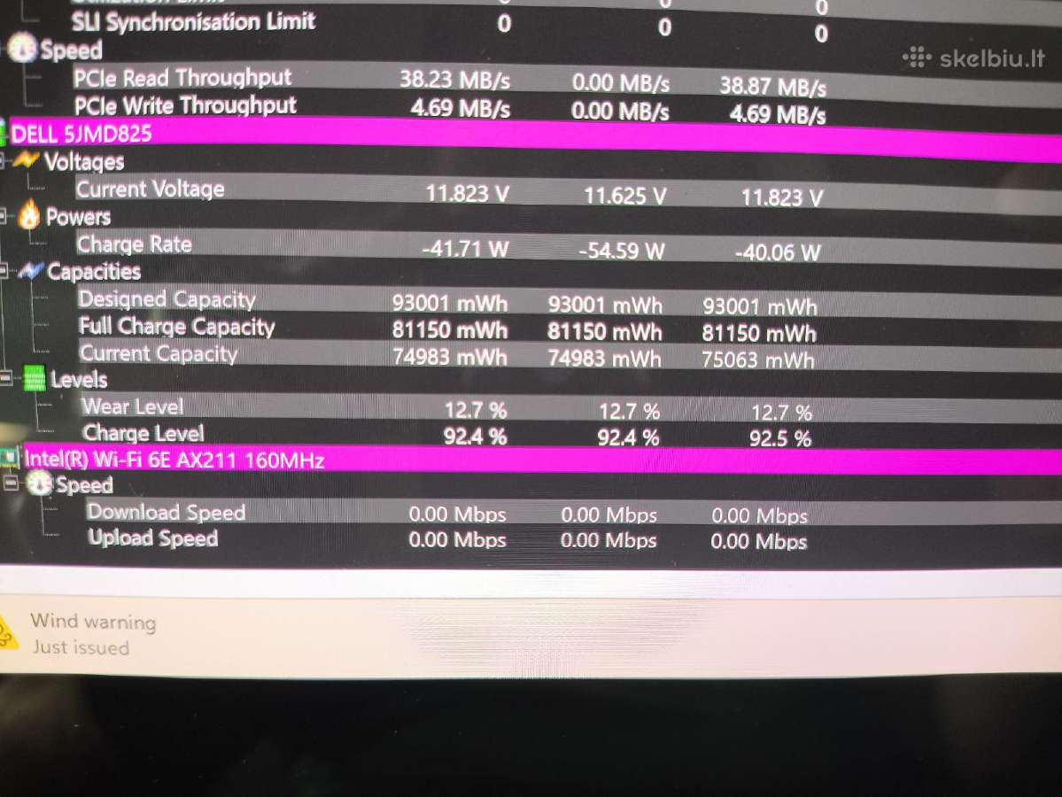 Dell 16.0 4k+ Oled i9-12950hx 64gb Rtx A3000 12g - nuotraukos Nr. 8