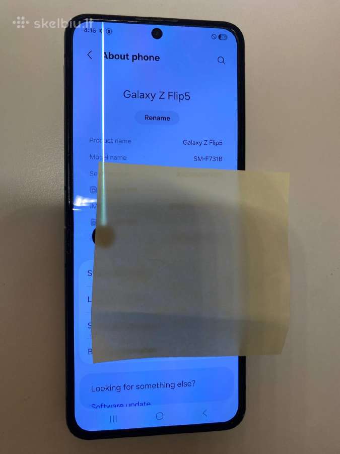Išmanus telefonas Samsung Galaxy Flip 5 - nuotraukos Nr. 6