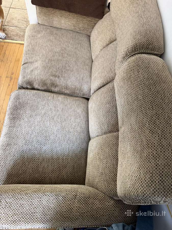 Dvivietė sofa ir fotelis - nuotraukos Nr. 2
