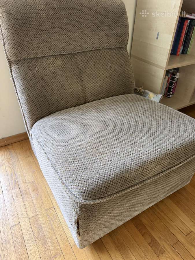 Dvivietė sofa ir fotelis - nuotraukos Nr. 4