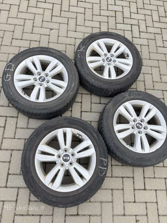 R17 Kia originalūs ratai su žieminėmis padangom - nuotraukos Nr. 5
