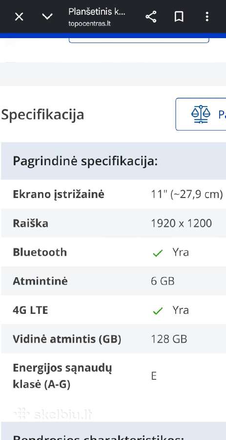 Galaxy Tab11+5G - nuotraukos Nr. 4