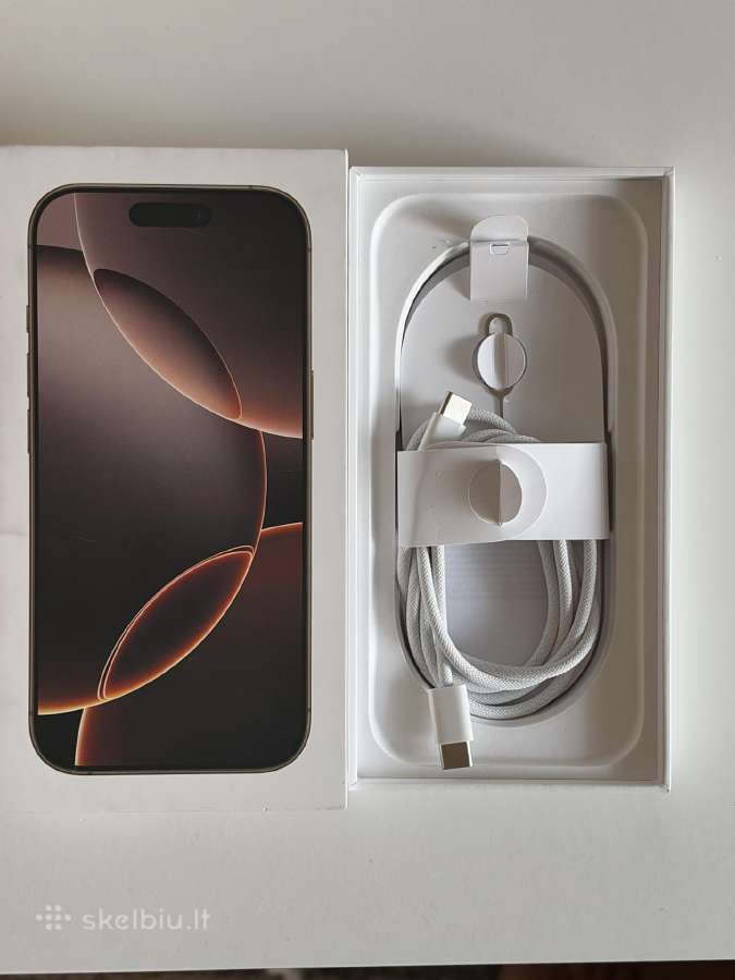 iPhone 16 Pro 256 GB – Desert Titanium - nuotraukos Nr. 4