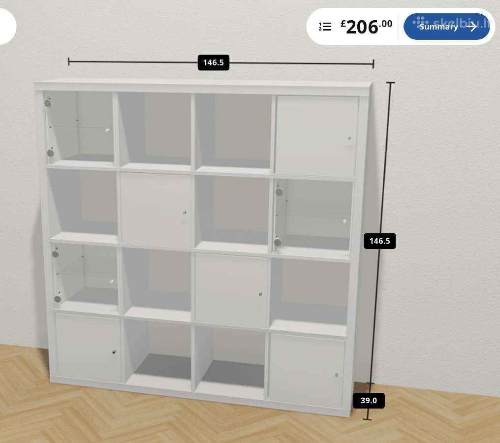 Ikea Kallax lentyna - nuotraukos Nr. 6