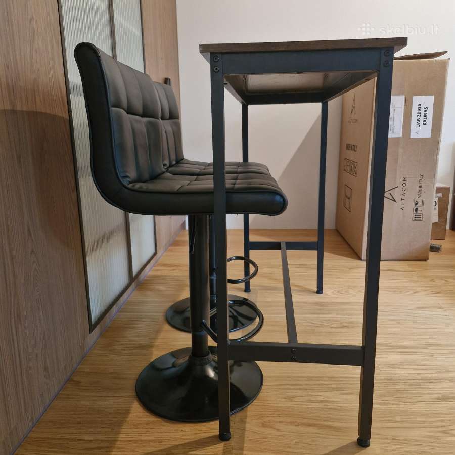 Baro stalas ir dvi kėdės - nuotraukos Nr. 2