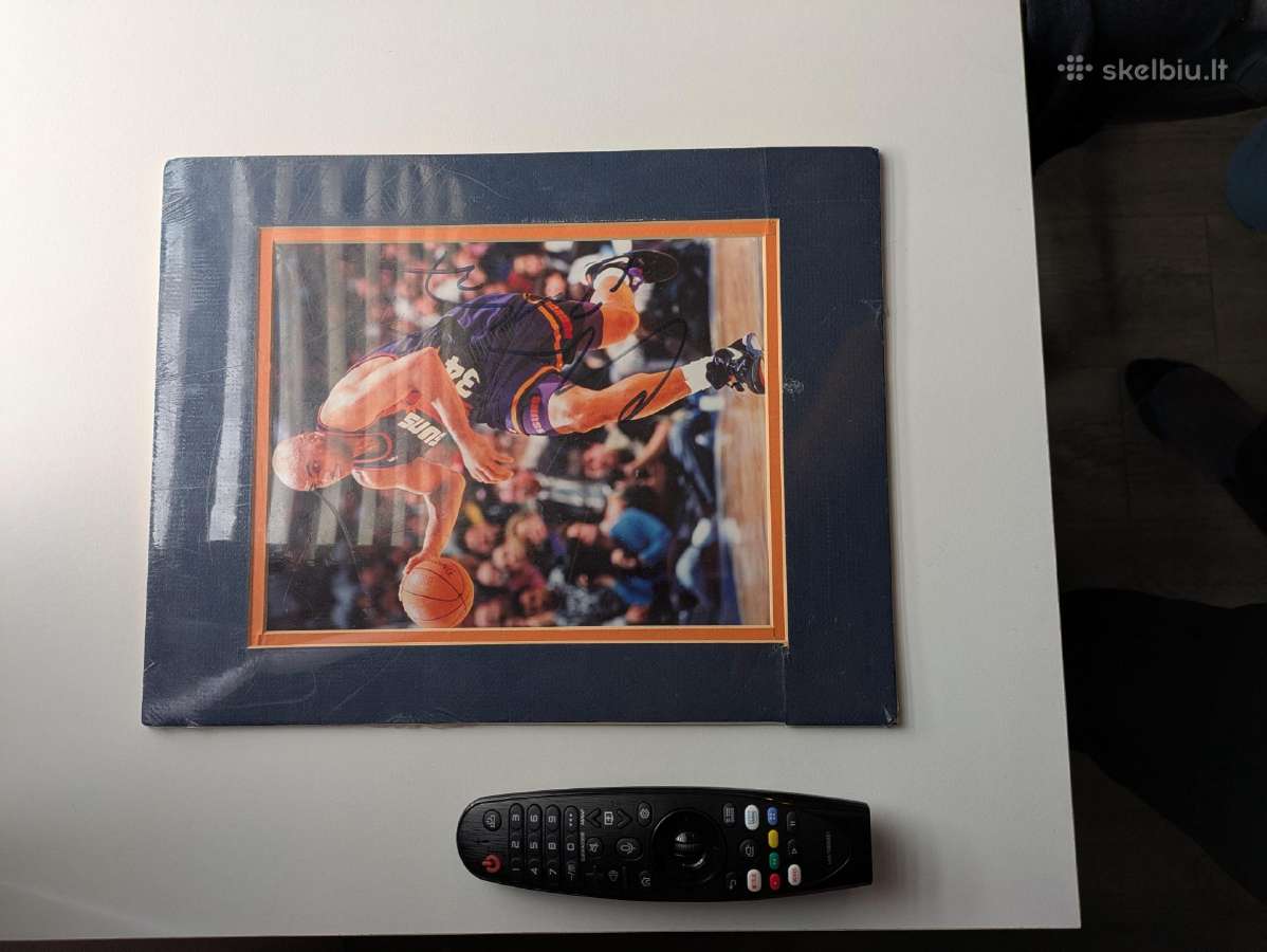 Charles barkley 1995m nuotrauka su sertifikatu - nuotraukos Nr. 2