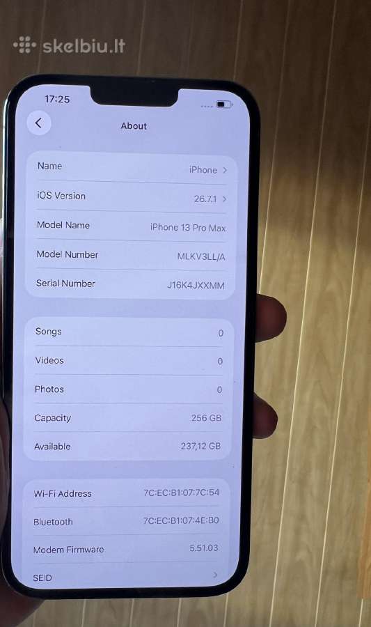 iPhone 13 Promax 256 GB - nuotraukos Nr. 5