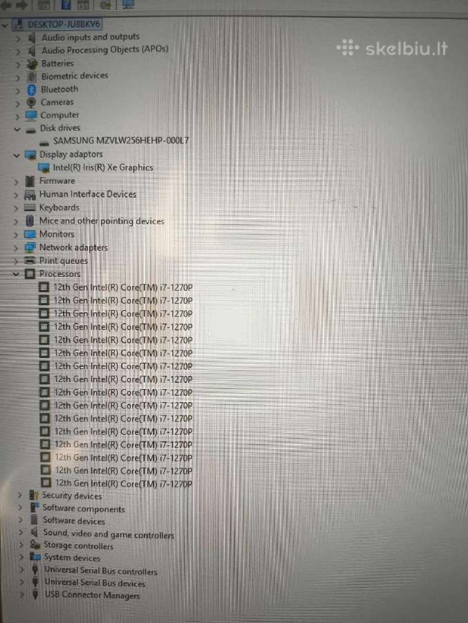 T14s Gen3 Fhd+ Ips Touch I7-1270p 32gb 256gb - nuotraukos Nr. 5