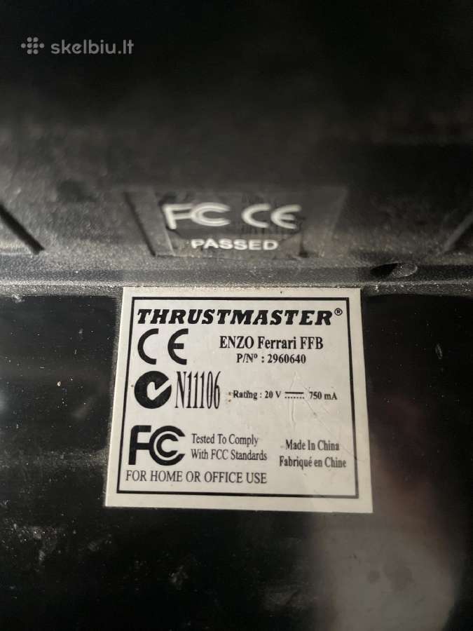 Thrustmaster wheel - nuotraukos Nr. 2