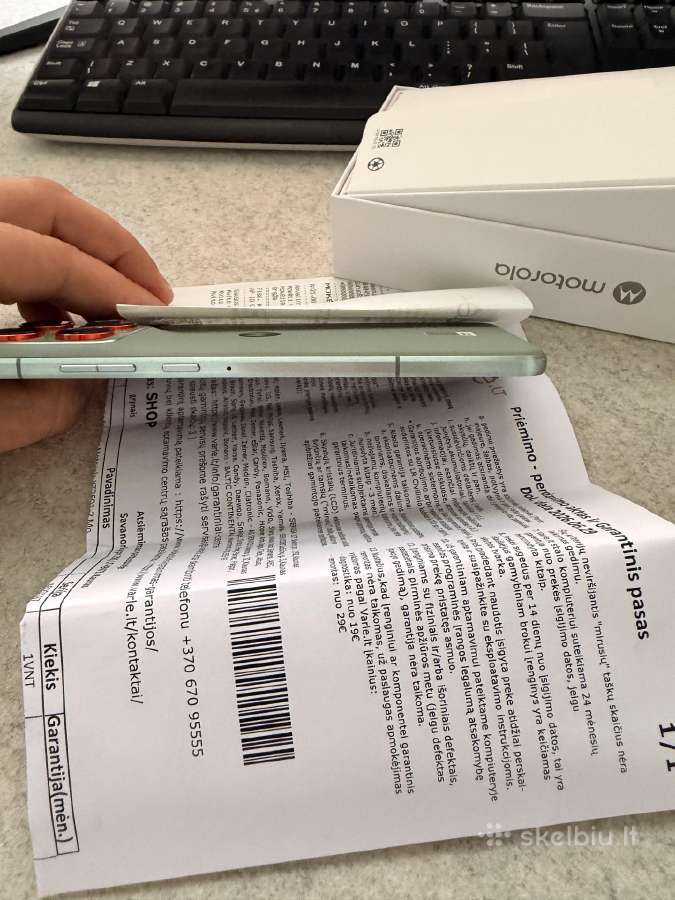 Motorola Edge 70 512gb – garantija, pilnas komplek - nuotraukos Nr. 4