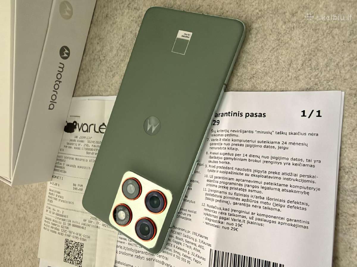 Motorola Edge 70 512gb – garantija, pilnas komplek - nuotraukos Nr. 2