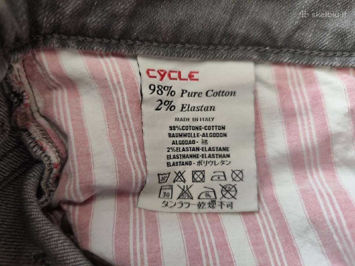 Nauji Cycle pilki blukinti slim džinsai, 29 dydis - nuotraukos Nr. 8