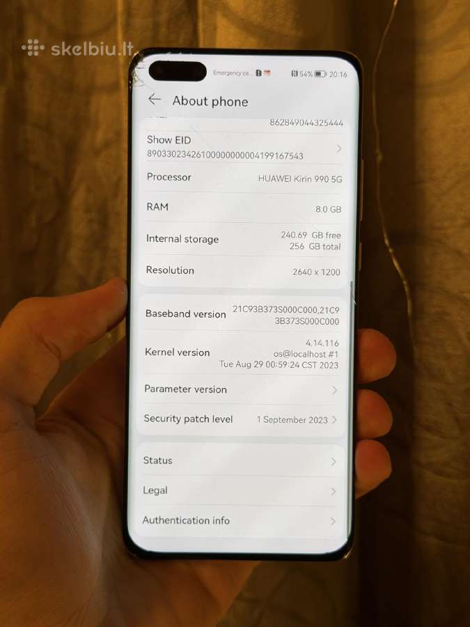 Huawei P40 Pro 256gb - nuotraukos Nr. 3