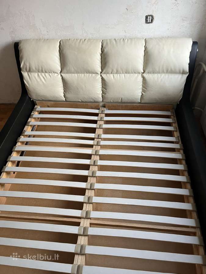 Dvigulė lova 160*200 cm su daiktadėže - nuotraukos Nr. 2