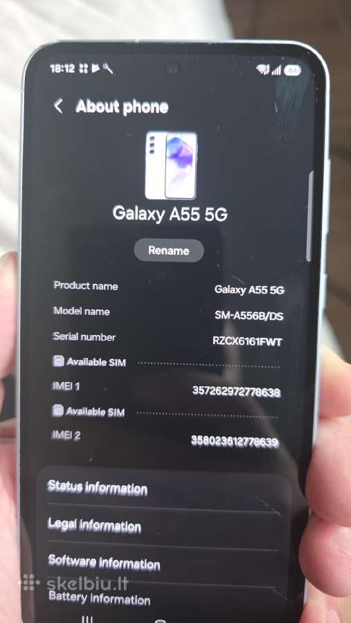 Samsung A55 5G - nuotraukos Nr. 5