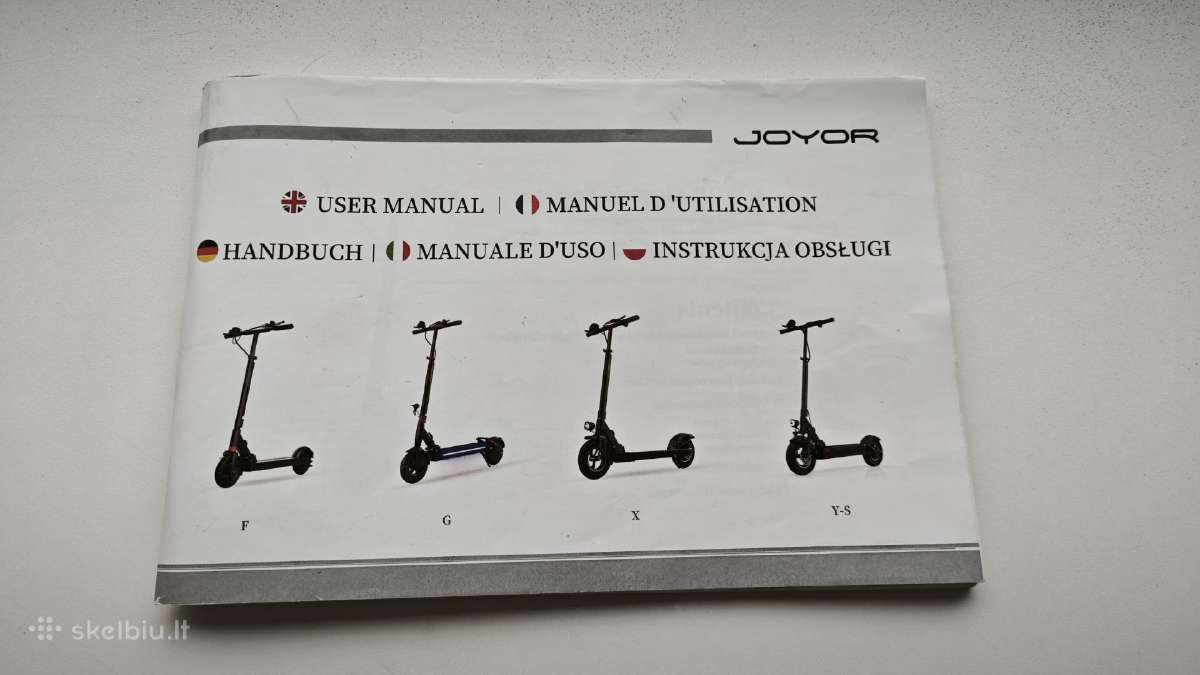 Elektrinis paspirtukas Joyor Y6-s - nuotraukos Nr. 10