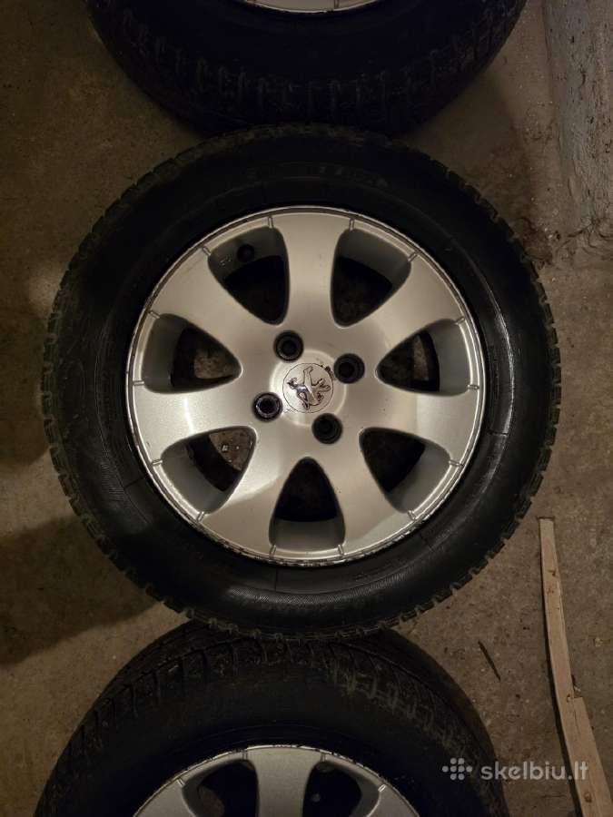 Peugeot originalūs lieti ratlankiai, R15 - nuotraukos Nr. 3