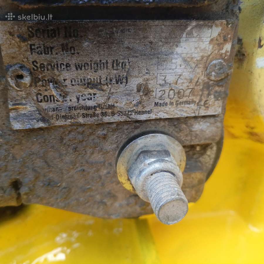 Ammann 95kg vibroplokštė - nuotraukos Nr. 6