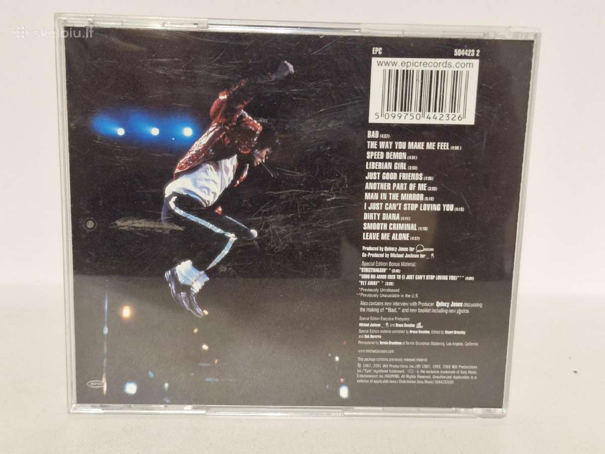 Audio CD Michael Jackson – Bad - nuotraukos Nr. 6