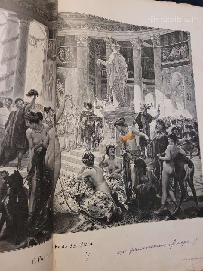 Antikvarinis vokiškas grafikos reprodukcijų album - nuotraukos Nr. 7