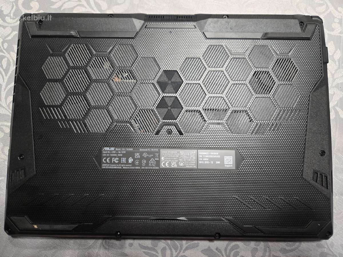 Asus Tuf gaming a15 - nuotraukos Nr. 2