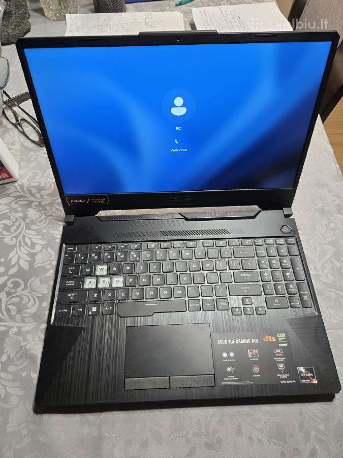 Asus Tuf gaming a15 - nuotraukos Nr. 4