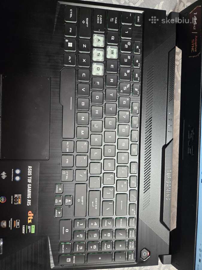 Asus Tuf gaming a15 - nuotraukos Nr. 5