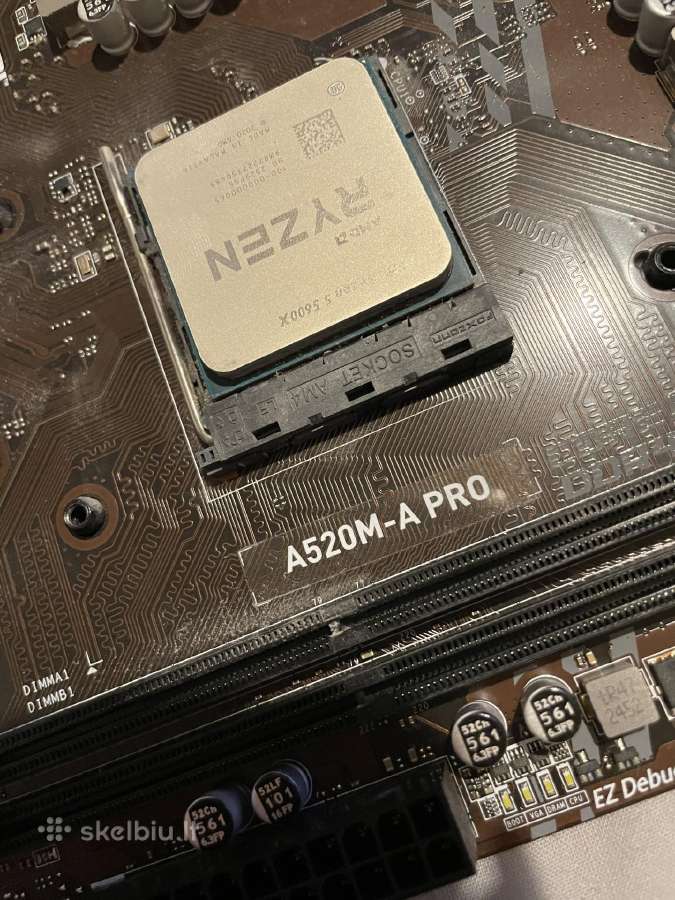 Amd Ryzen 5 5600x + Msi A520m-a Pro combo - nuotraukos Nr. 2