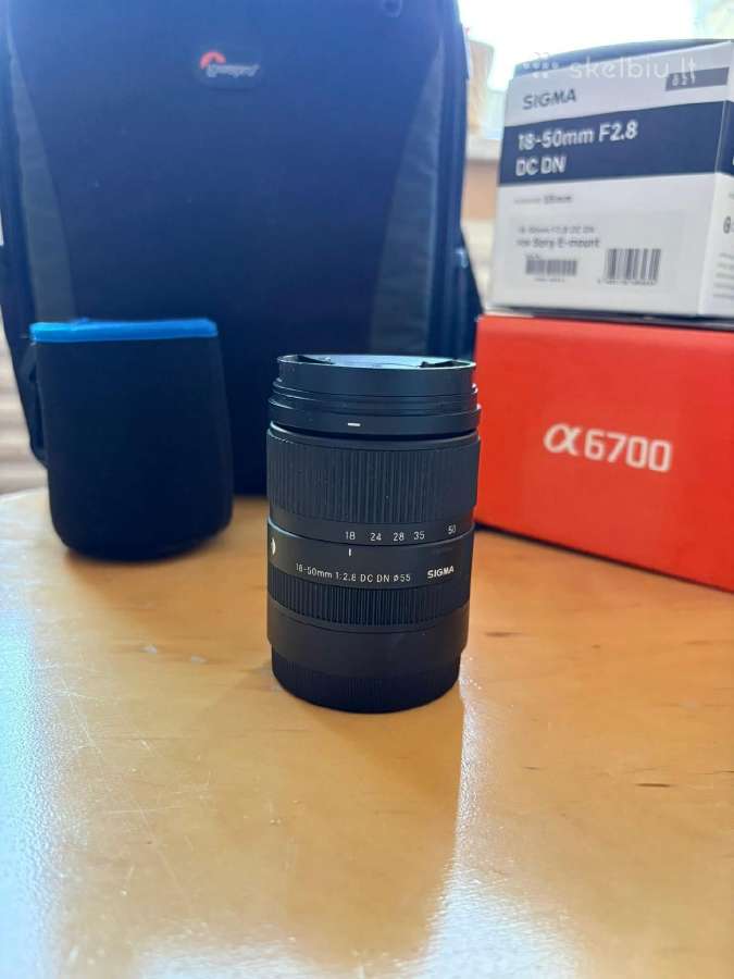 Parduodu Sony A6700 + Sigma 18-50mm - nuotraukos Nr. 2