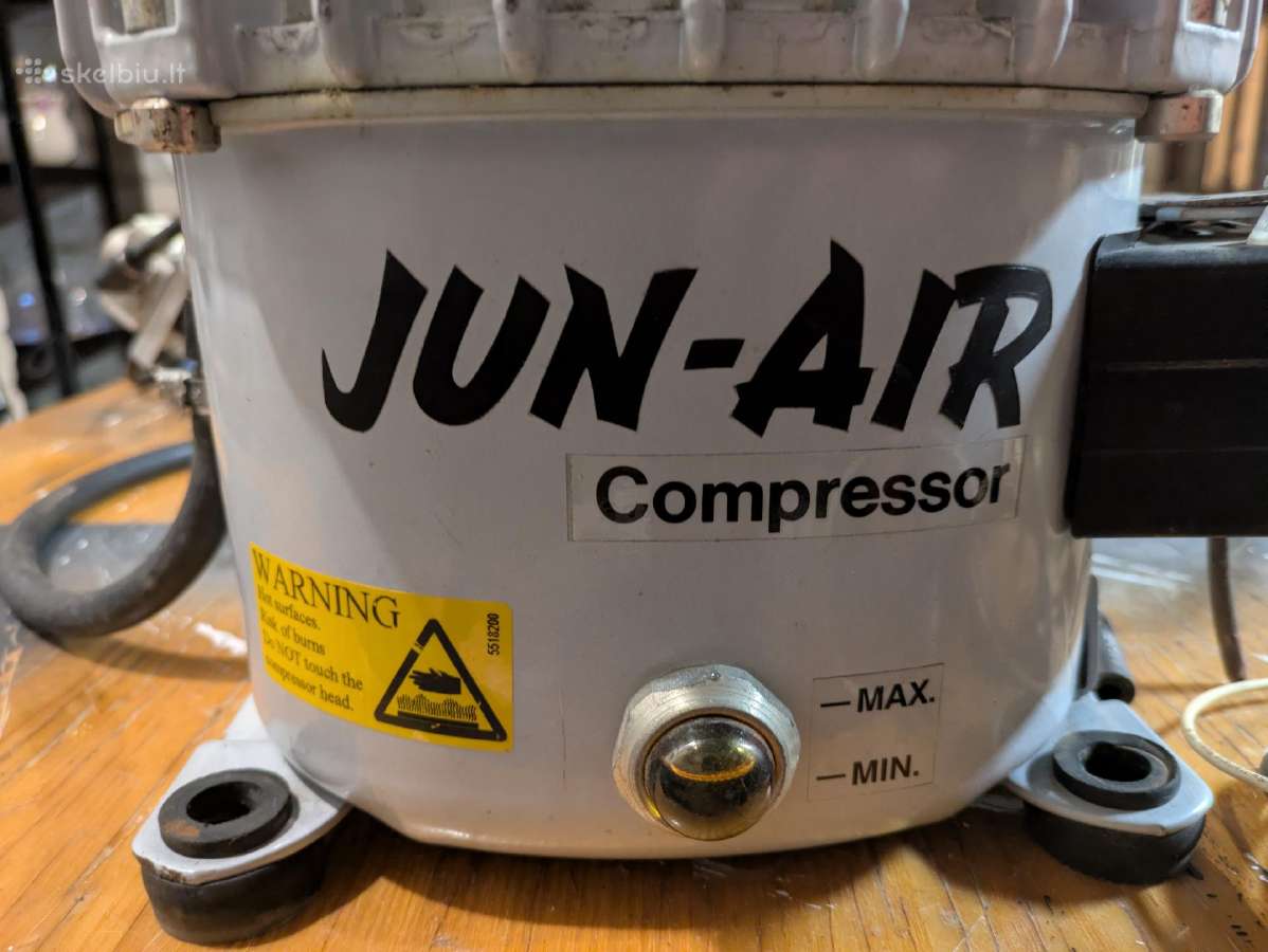 Jun-air 6 kompresorius su resiveriais ir pneumati - nuotraukos Nr. 3