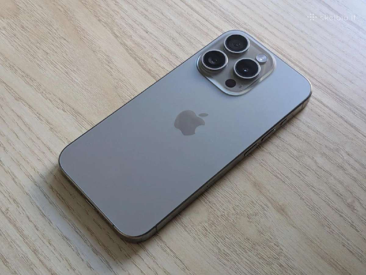 iPhone 15 pro grey - nuotraukos Nr. 2
