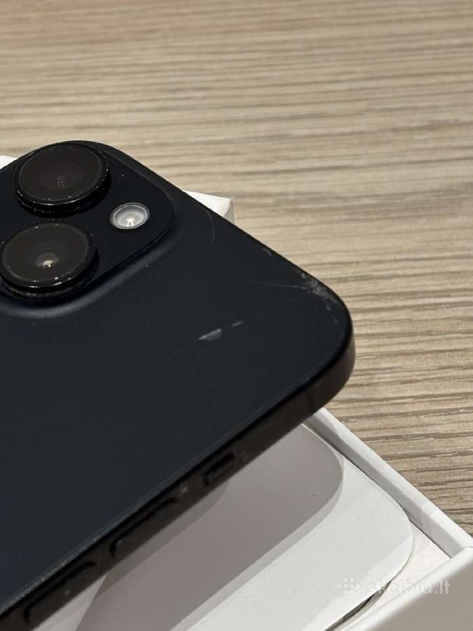 iPhone 15 Black 128gb 83% - nuotraukos Nr. 3