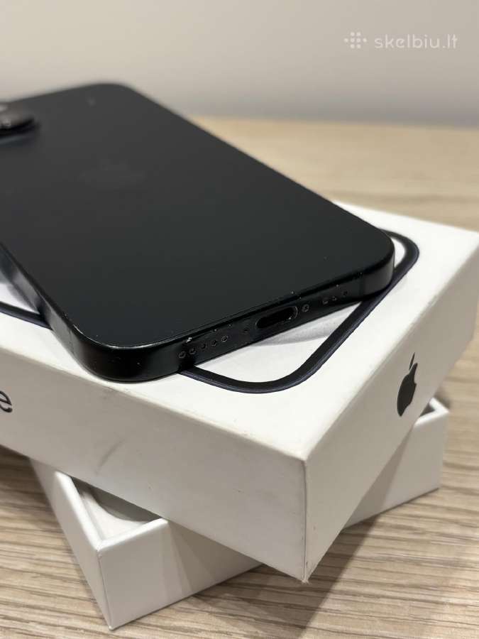 iPhone 15 Black 128gb 83% - nuotraukos Nr. 4