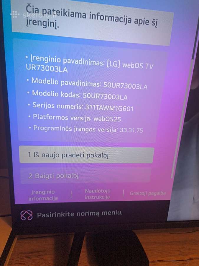 Parduodu geros būklės televizorių. - nuotraukos Nr. 4