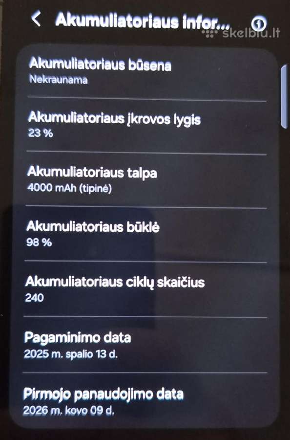 Samsung Galaxy S24 256gb - nuotraukos Nr. 8
