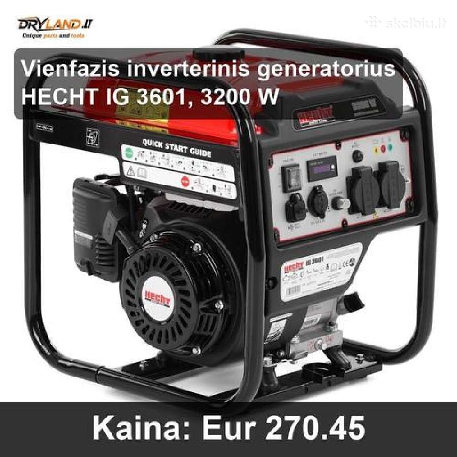 Hecht generatoriai ir Vevor priedai - nuotraukos Nr. 9