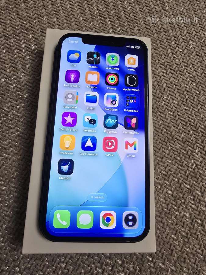 Apple iPhone 12 64 GB baterija 100 % - nuotraukos Nr. 2