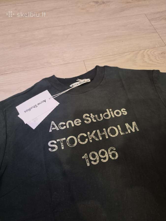 Acne Studios Juodi Marškineliai - nuotraukos Nr. 2