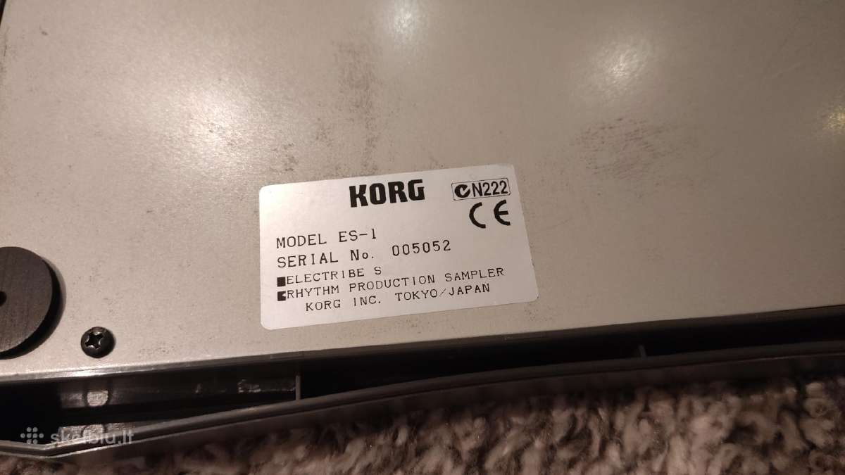 Korg Electribe Es-1 (+ 32mb atminties kortelė) - nuotraukos Nr. 5