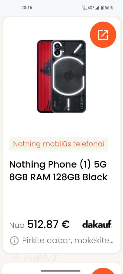 Už puse kainos Flagmanas, Nothingphone, Snapdragon - nuotraukos Nr. 2