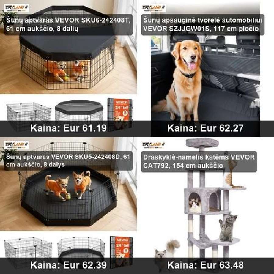 Šunims, katėms šildoma įranga, drabužiai - nuotraukos Nr. 2