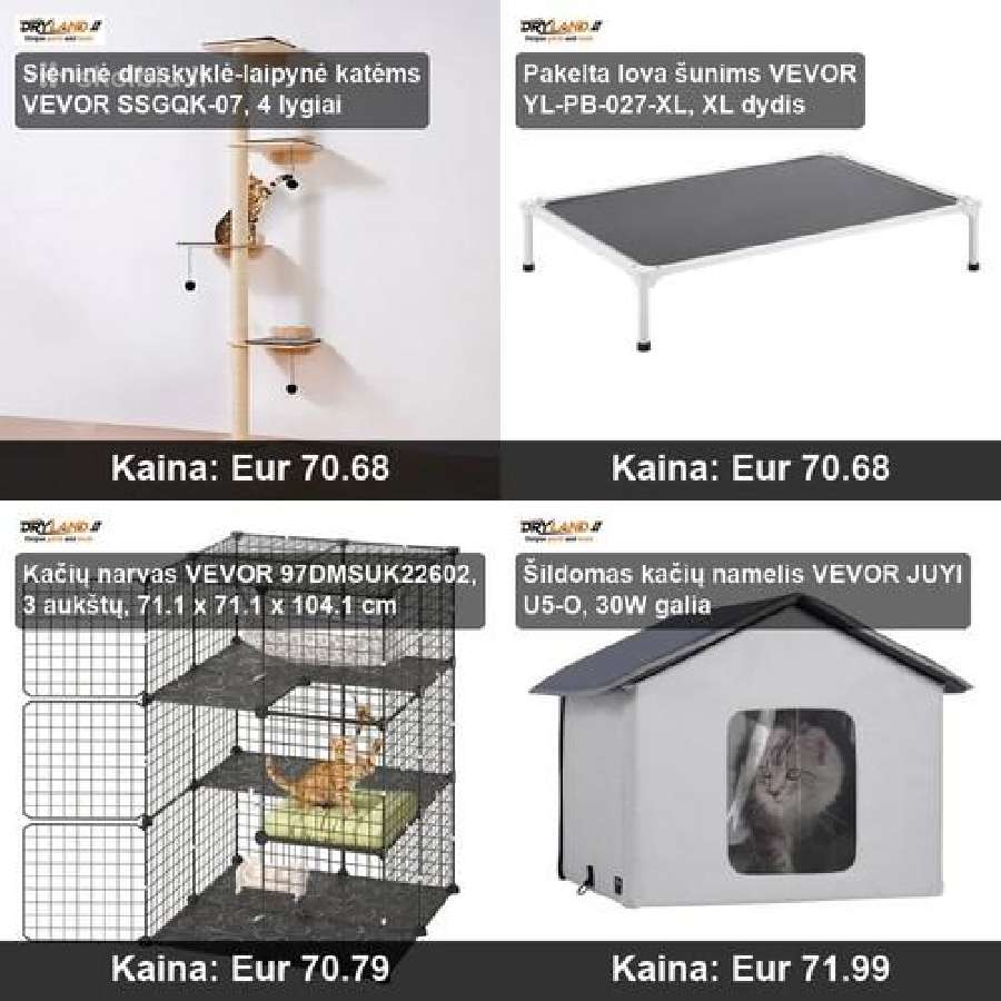 Šunims, katėms šildoma įranga, drabužiai - nuotraukos Nr. 13