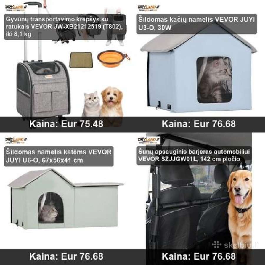 Šunims, katėms šildoma įranga, drabužiai - nuotraukos Nr. 16
