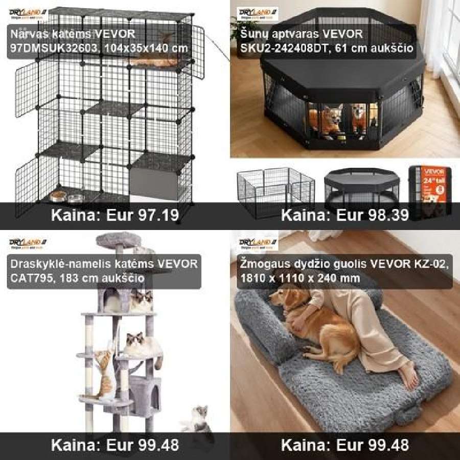 Šunims, katėms šildoma įranga, drabužiai - nuotraukos Nr. 22