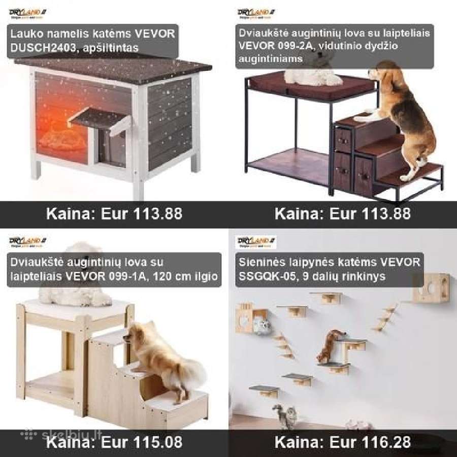 Šunims, katėms šildoma įranga, drabužiai - nuotraukos Nr. 25