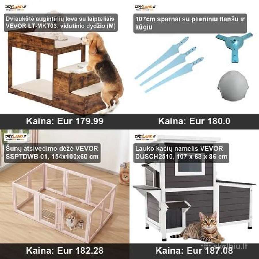 Šunims, katėms šildoma įranga, drabužiai - nuotraukos Nr. 30