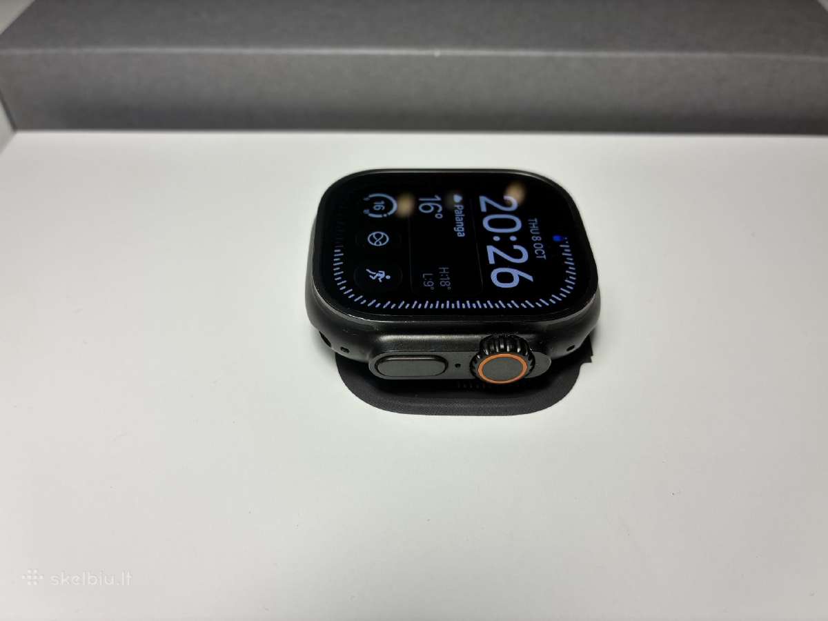 Apple Watch Ultra 2 49mm GPS + Cellular Titanium - nuotraukos Nr. 8
