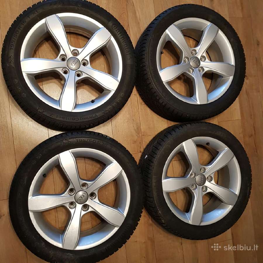 Audi žieminės padangos su ratlankiais - nuotraukos Nr. 2