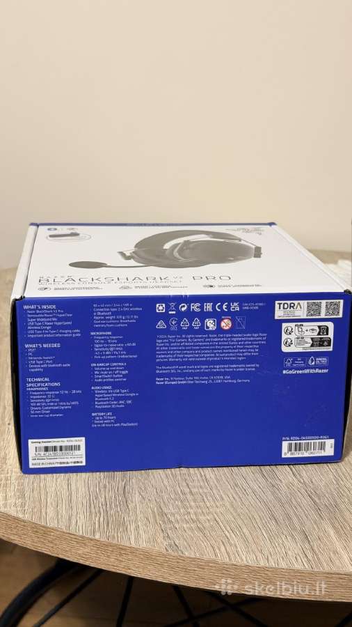 Razer Blacksharkv2pro - nuotraukos Nr. 2
