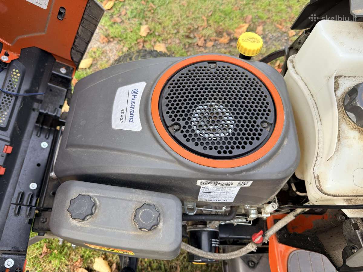 Sodo traktoriukas Husqvarna Ts-138 - nuotraukos Nr. 13